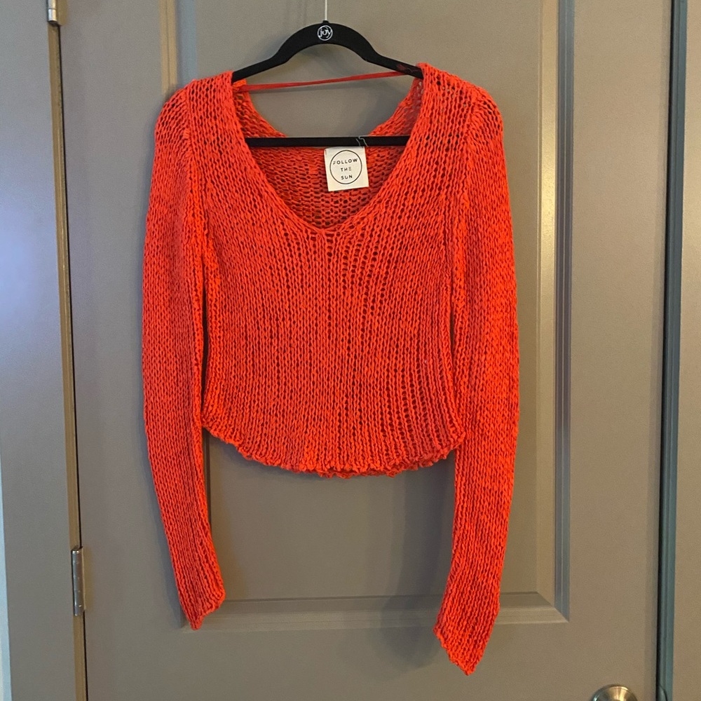 Knit and Cropped Sweater